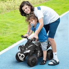 NO Power Kids Ride On Push Car, w/ Music, Lights for 1.5-3, Black