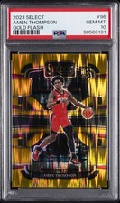 2023 PANINI SELECT GOLD FLASH #96 AMEN THOMPSON 5/10 PSA 10