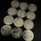 LOT of 12 x 1 Gram Silver Buffalo Rounds  .999 Fine ~ Fractional Silver 1g