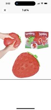 Sunny Days Jumbo Squeezy Strawberry Squishy Toy Stress Relief Sensory Fun