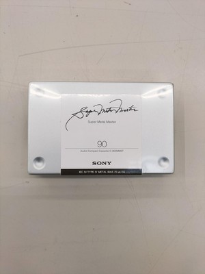 Sony Super Metal Master 90 C-90SMMST Type IV Metal Bias Cassette Tape