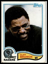 1982 Topps #186 Cliff Branch