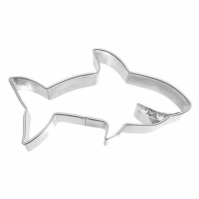 Birkmann Plätzchen-Ausstechform Haifisch Ausstecher Plätzchen Edelstahl 10 cm