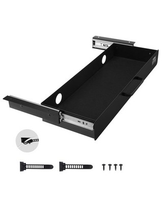 VEVOR 22 in Under Desk Drawer Organizer Slide-out Drawer Space Saver