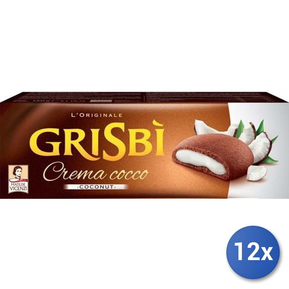 12X Multipack Grisbi Cookies Classic Coconut GR150
