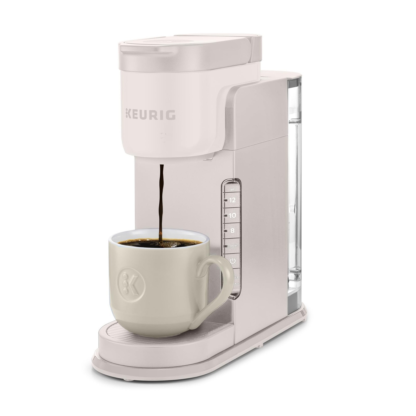 K-Express Single Serve K-Cup Pod Coffee Maker, 3 Brew Sizes, Strong Button Fe...