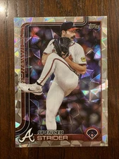 2025 Topps Series 2 Spencer Strider #579 Diamante Foil Atlanta Braves