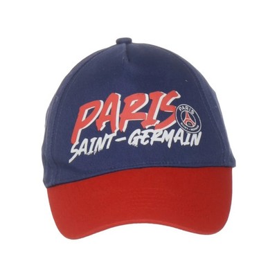 Paris Saint-Germain, Baseball-Mütze, Größe: 52, Baumwolle, Blau/Rot #qZV
