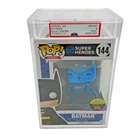 FUNKO POP SDCC 2017 DC BLUE CHOME BATMAN PSA 8 "FASC" POP 36 WORLDWIDE