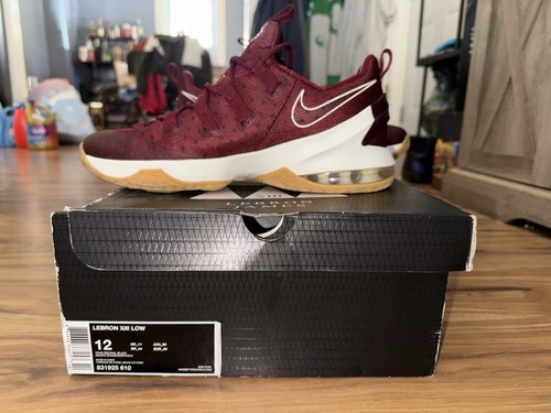 Nike LeBron 13 Low Team Red - Size 12, Unworn, Brand New. Box Slightly Damaged - Picture 1 of 12
