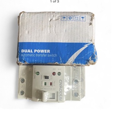 CNAODUN Dual Power Automatic Transfer Switch Automatic Type Load ON