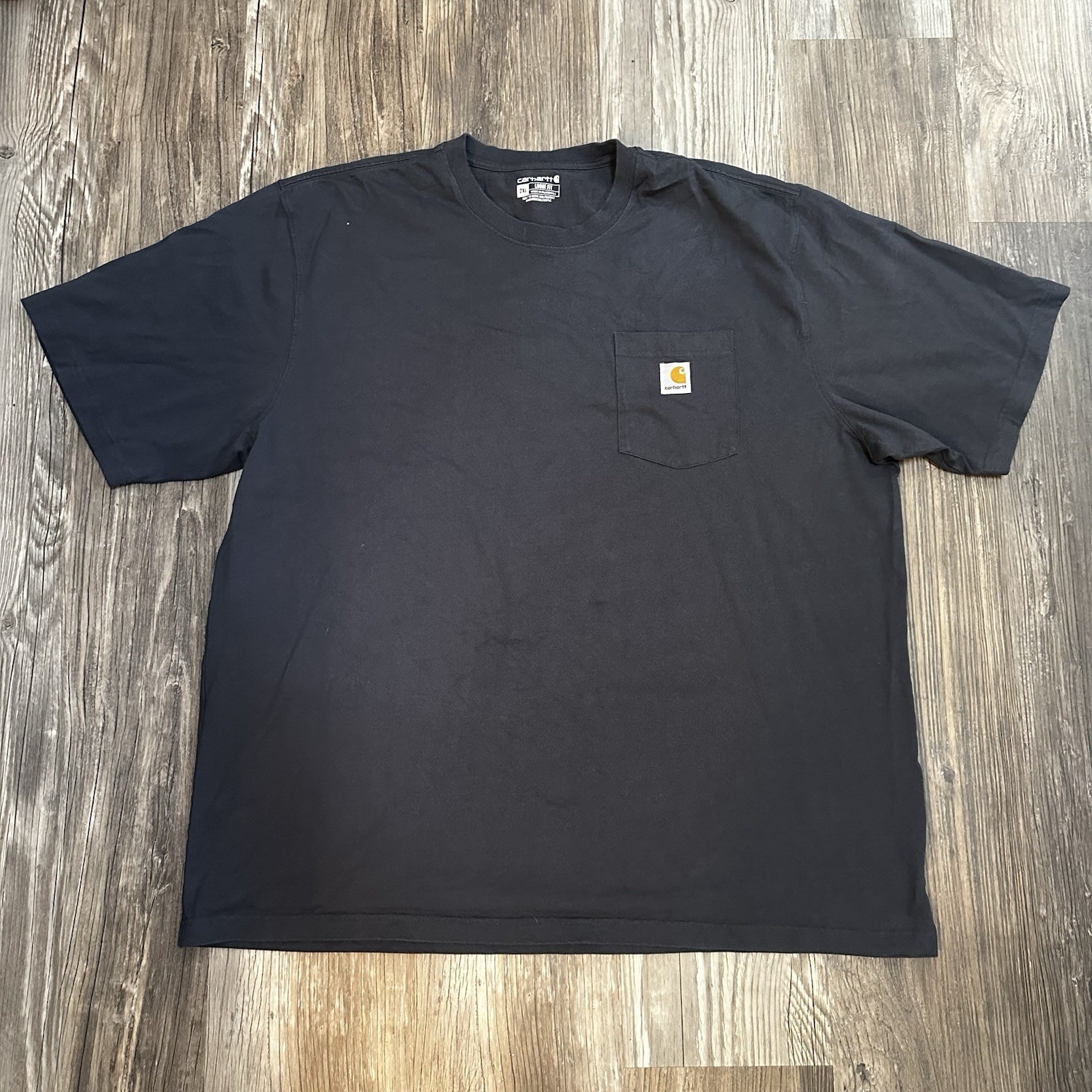 Carhartt Men's Loose Fit Heavyweight Short Sleeve T-Shirt Heather Gray Size 2XL