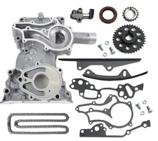 FIT 85-95 TOYOTA PICKUP 22RE 2.4L TIMING COVER CHAIN KIT 2HD STEEL GUIDES BOLTS