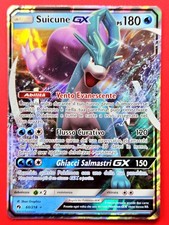 Carta Pokemon Suicune Gx - Tuoni Perduti 60/214 Italiano