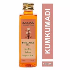 Auravedic Kumkumadi Oil Pure Saffron Ultra Skin Brightening and Radiance, 100ml