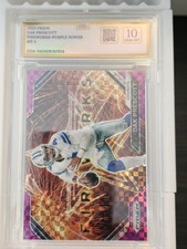 2023 Panini Prizm - Fireworks Purple Power - Dak Prescott /49 - CGA 10