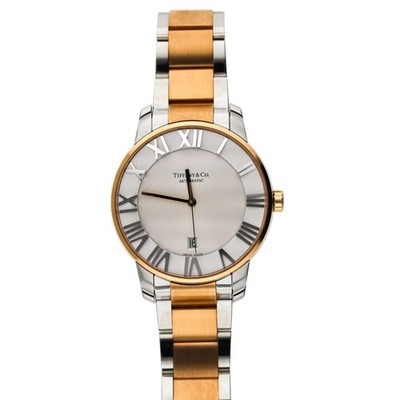 Tiffany & Co Atlas T1115 42mm Automatic 18K Rose Gold Steel 2 Tone