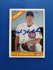2015 Topps Heritage #367 Kyle Hendricks Chicago Cubs AUTO On-Card Autograph