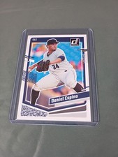 2023 Donruss #98 Daniel Espino Prospect Rookie Cleveland Indians Excellent Card.. rookie card picture