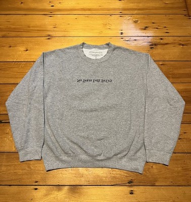 Ariana Grande No Tears Left to Cry Crewneck Gray | Sweetener Tour Merch Size M