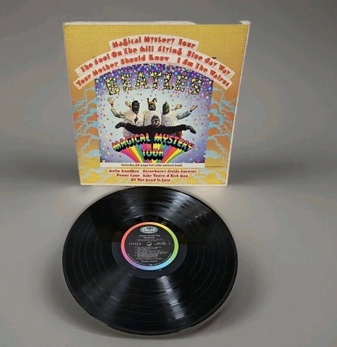 The Beatles Magical Mystery Tour 1967 LP SMAL 2835 Capitol W/Book 12" Vinyl