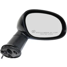Exterior Power Heated Manual Folding Mirror Black RH Side for Challenger New