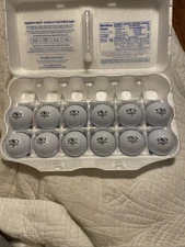 12 Athletic Works White Golf ￼ Balls 4A 5A￼