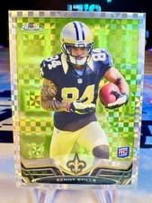 2013 Kenny Stills Topps Chrome X-Fractor Rookie Card #194 New Orleans Saints. rookie card picture