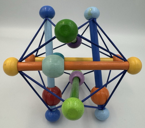 Manhattan Toy Skwish Classic Wooden Baby Rattle Montessori Toy