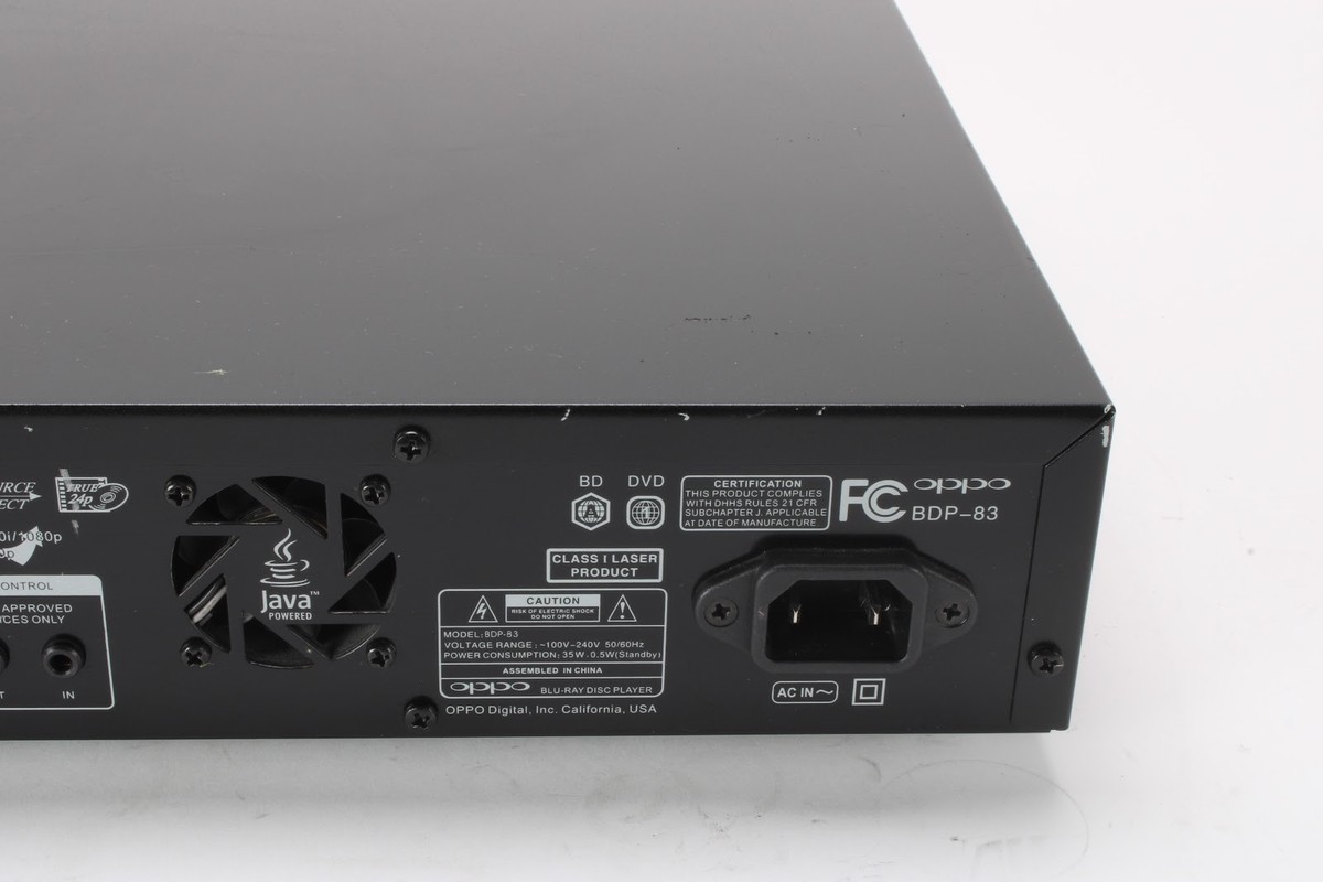 Oppo BDP-83 Blu-ray Player for sale online | eBay