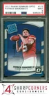 2017 PANINI DONRUSS OPTIC #177 PATRICK MAHOMES II RC RATED ROOKIE PSA 9