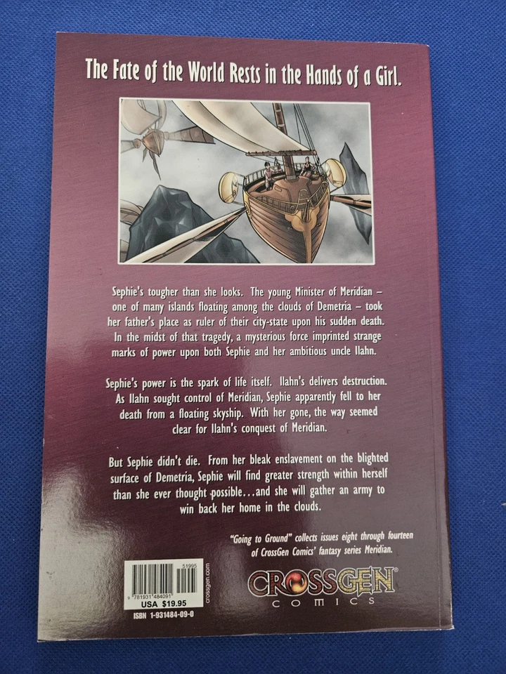 Lote Meridian TPB Vol 2 y 3 CrossGen Comics Fantasía Aventura Novela Gráfica Foto 3 de 4