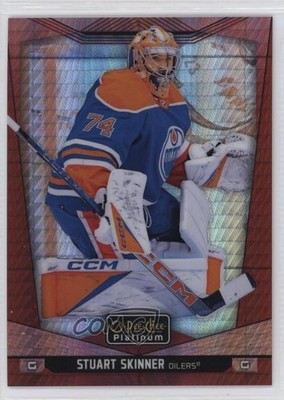 2024-25 O-Pee-Chee Platinum Red Prism 115/199 Stuart Skinner #105 8me