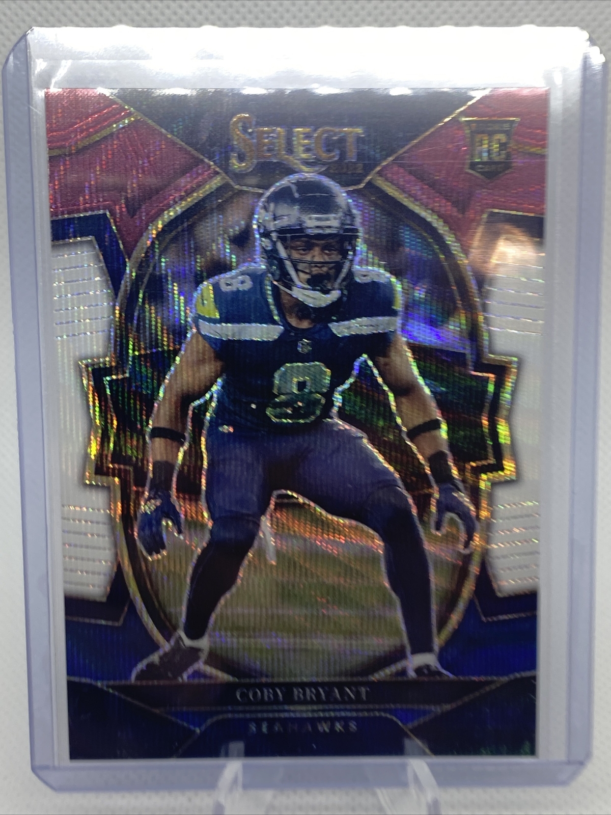2022 PANINI SELECT COBY BRYANT ROOKIE RC /249 TRI-COLOR PRIZM #3 SEAHAWKS