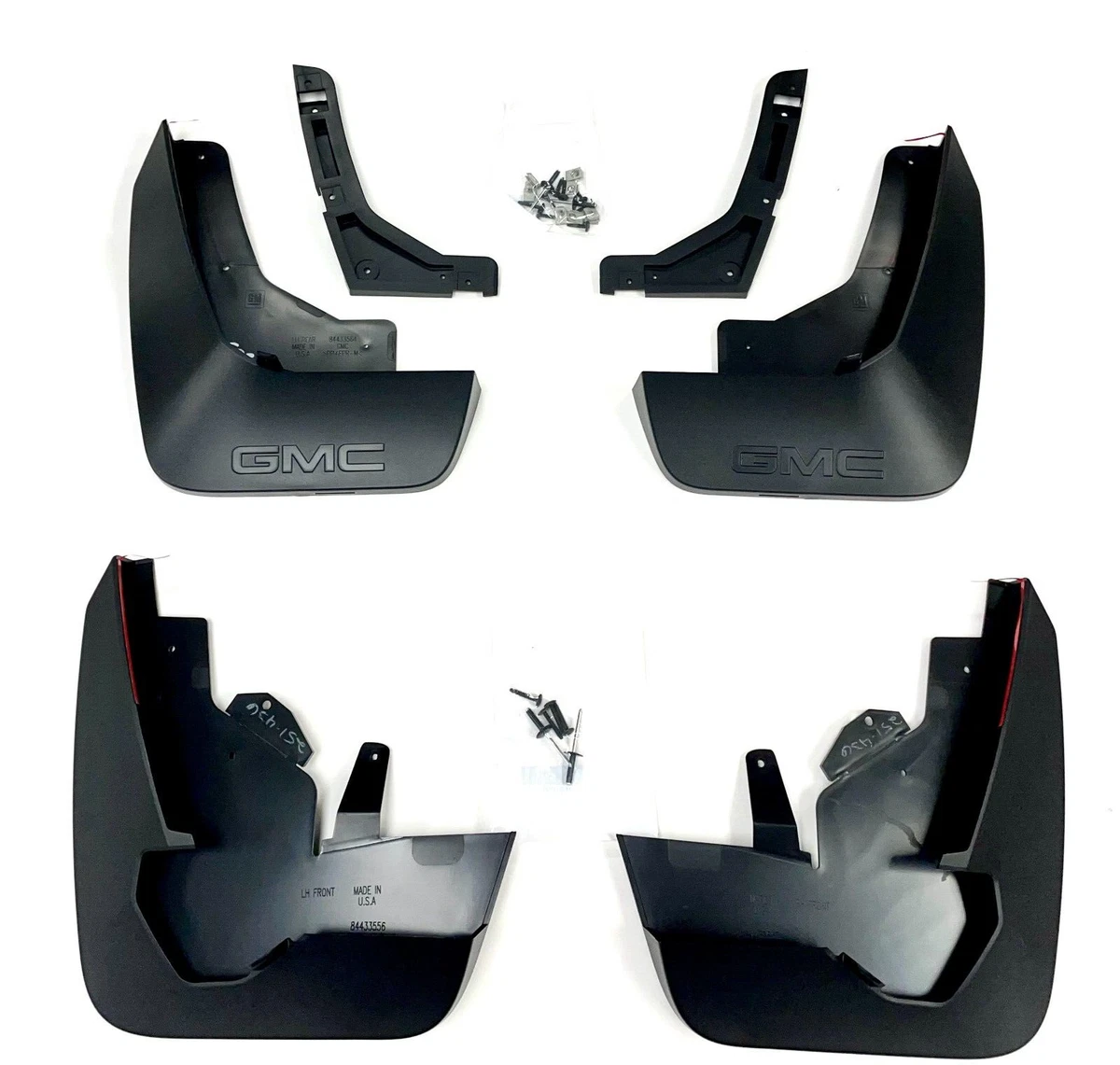 2021-2024 GMC Yukon / XL Front & Rear Molded Splash Guard Pkg 
