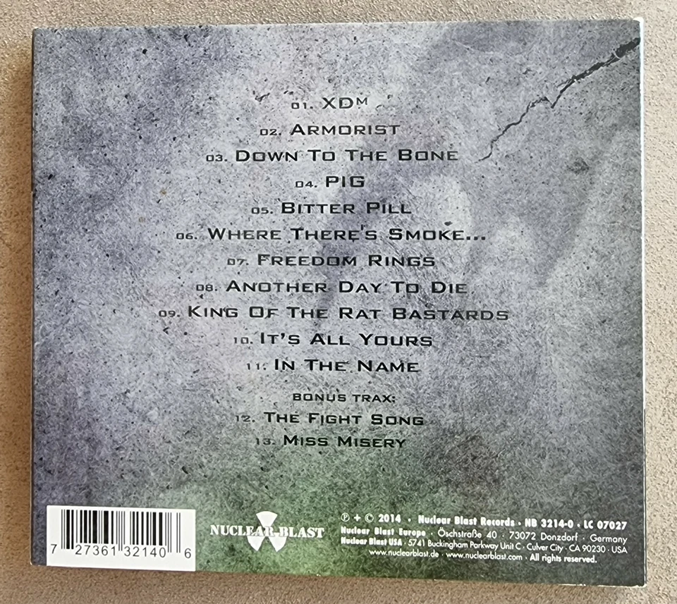 Overkill-White Devil Armory CD Digipack(Nuclear Blast 2014) Thrash Metal  - Bild 2 von 4