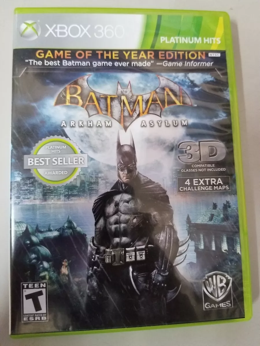 Batman Arkham Asylum Game of the Year Edition - Xbox 360 Game