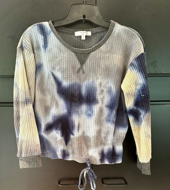 Girls moa moa XL Top Tie Dye Elastic At Waist 