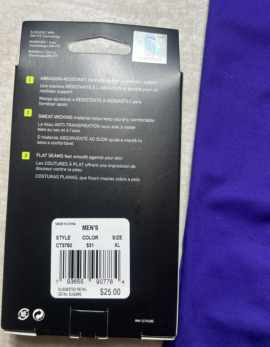 Nike NBA Player Issued Purple Shooting Arm Sleeve Size XL | eBay Nike NBA Player Issued Purple Shooting Arm Sleeve Size XL | eBay