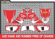 pw50 Non Genuine plastics chinese copy decals graphics yamaha py 50 red