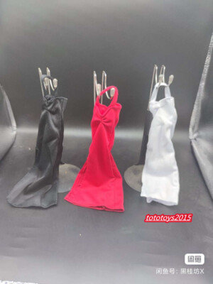 DIY 1/6 Sexy Evening Dress Skirt Clothes For 12