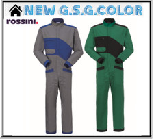 ROSSINI Tuta intera da Lavoro con cerniera LOMELLINA Meccanico Officina A45007