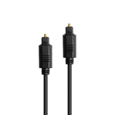 Digital Optical Audio Cable 4.9 ft Gold Pin Ultra Durable, Optical Toslink Cable