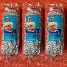 LOT of 3 New Mr. Clean Wring Clean Mop Head Refill Cleaning Supplies and Refills