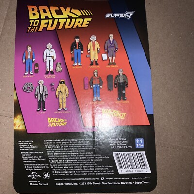 バック・トゥ・ザ・フューチャー マーティ・マクフライ リアクション スーパー7 Back to the Future II Marty McFly figure - – Back to the Future™
