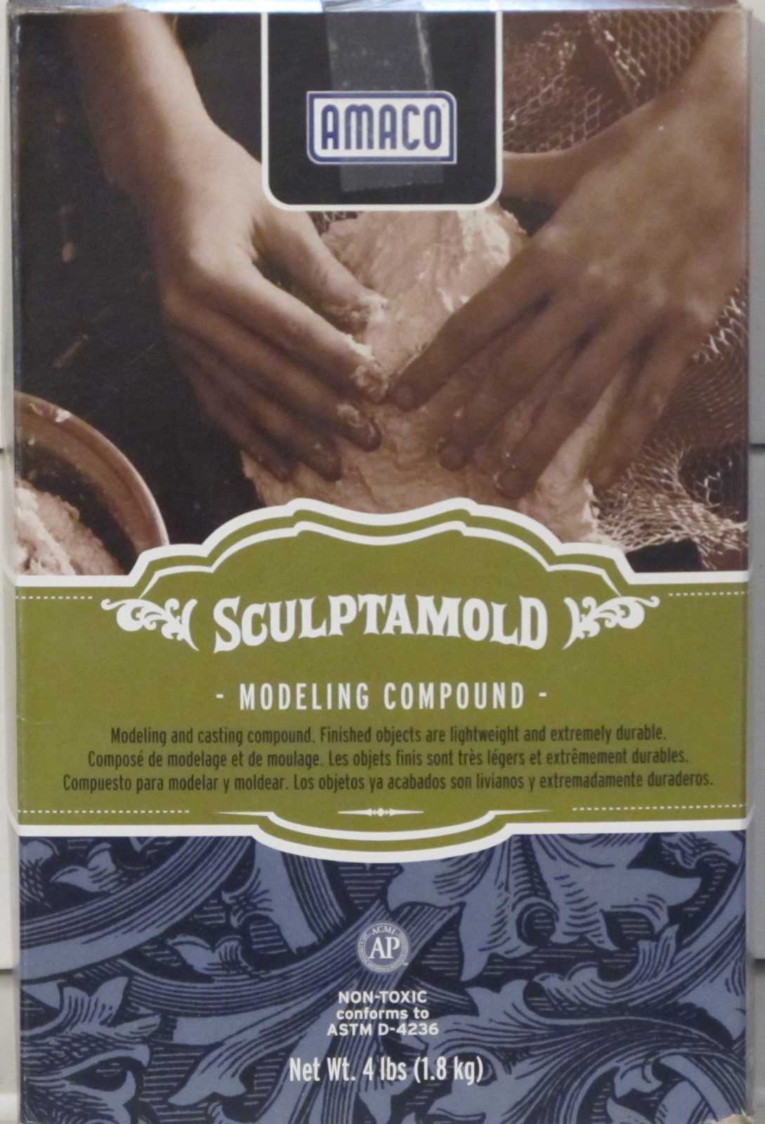 American Art Clay Sculptamold 3 pound bag