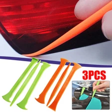 3x Vinyl Car Wrap Tool Micro Stick Squeegee Window Tinting Kit Corner Scraper