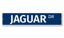 6365 Ss Jaguar 4 X 18 Novelty Street Sign Aluminum