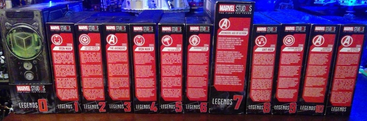 Marvel Studios First Ten Years Legends complete collection with