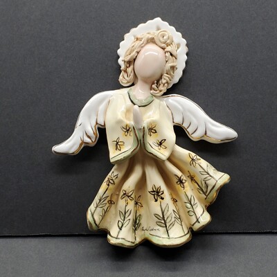 Ceramic Blue Sky Angel 2002 Heather Goldminc